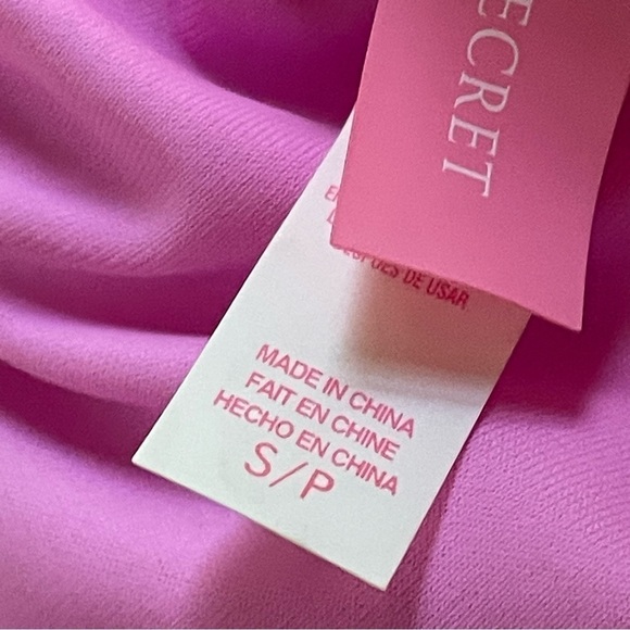 Victoria’s Secret Reversible Boho Bikini TOP floral and pink Top S New w/o tag - Picture 7 of 9